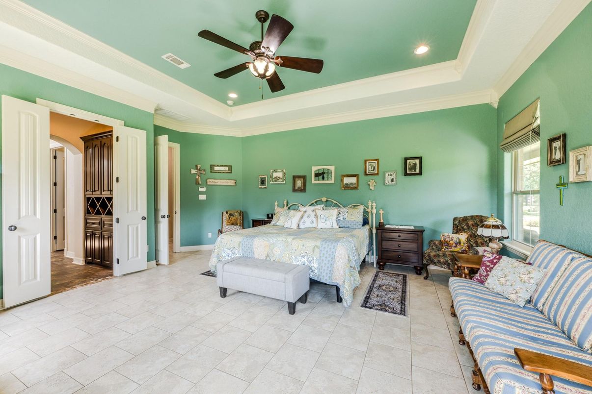 Bedroom, Interior, Recessed Lighting