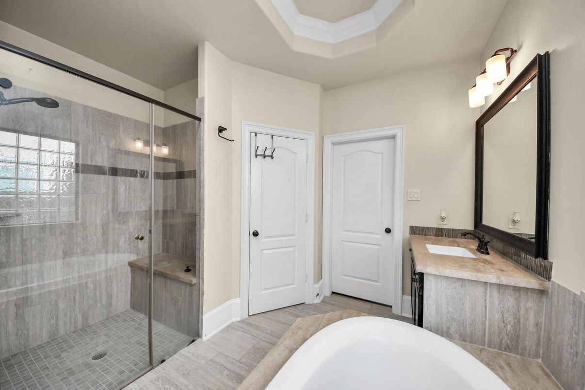 Bathroom, Glass Shower, Interior