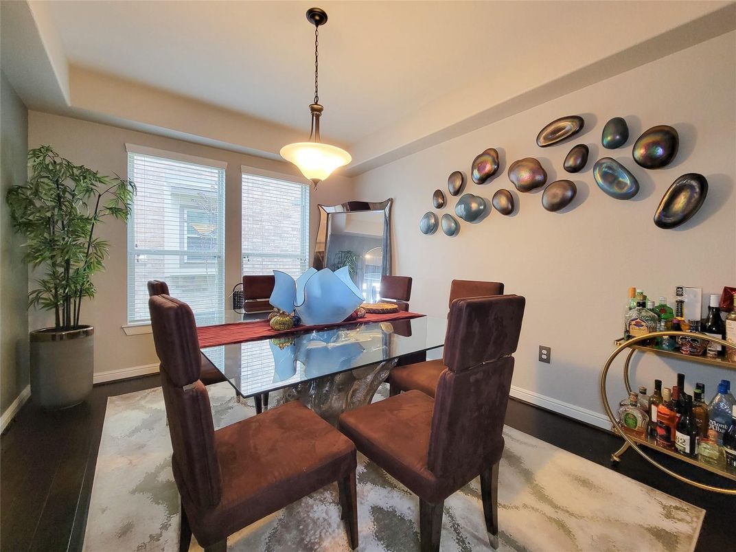 Dining room, Interior, Pendant Lights