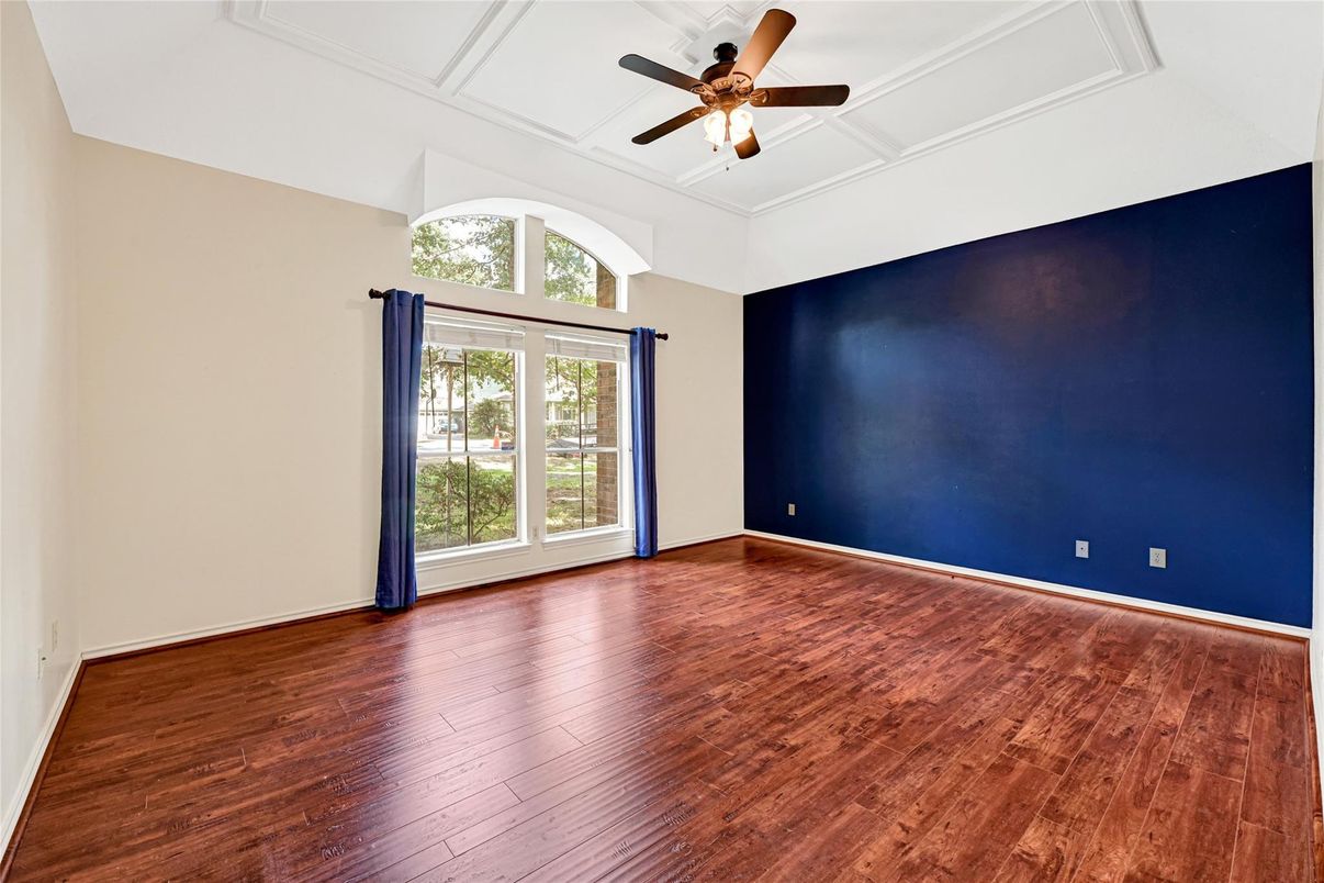 Empty room, Interior, Wood Texture Flooring