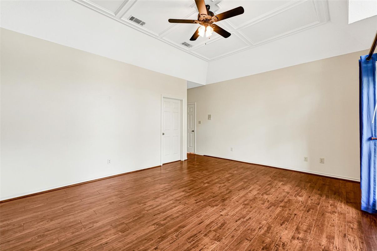 Empty room, Interior, Wood Texture Flooring