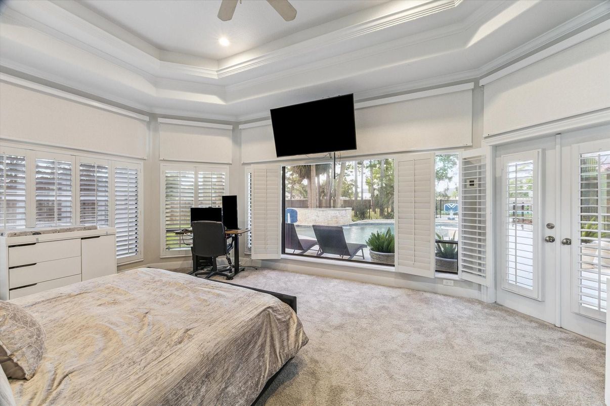 Bedroom, Home Office, Interior, Recessed Lighting