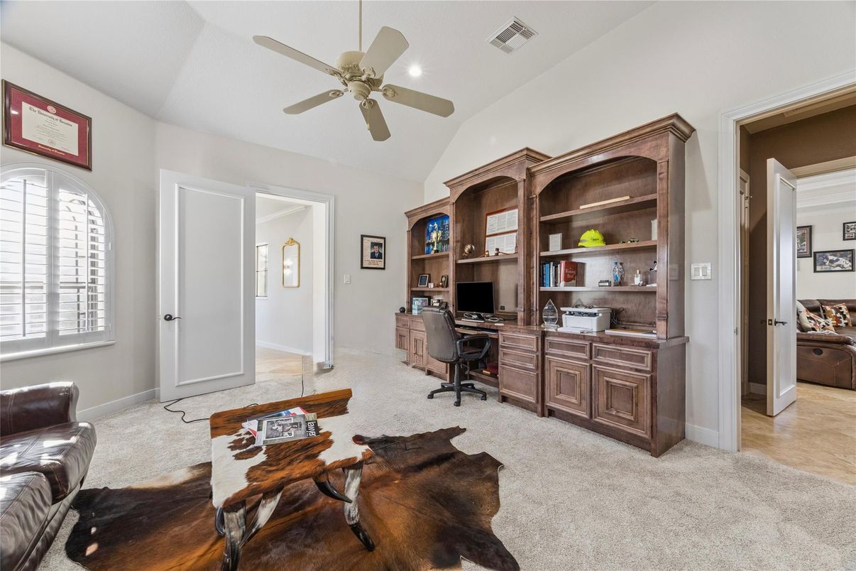 Home Office, Interior, Recessed Lighting