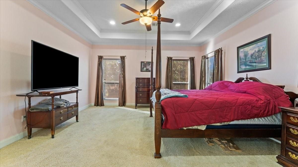 Bedroom, Interior, Recessed Lighting