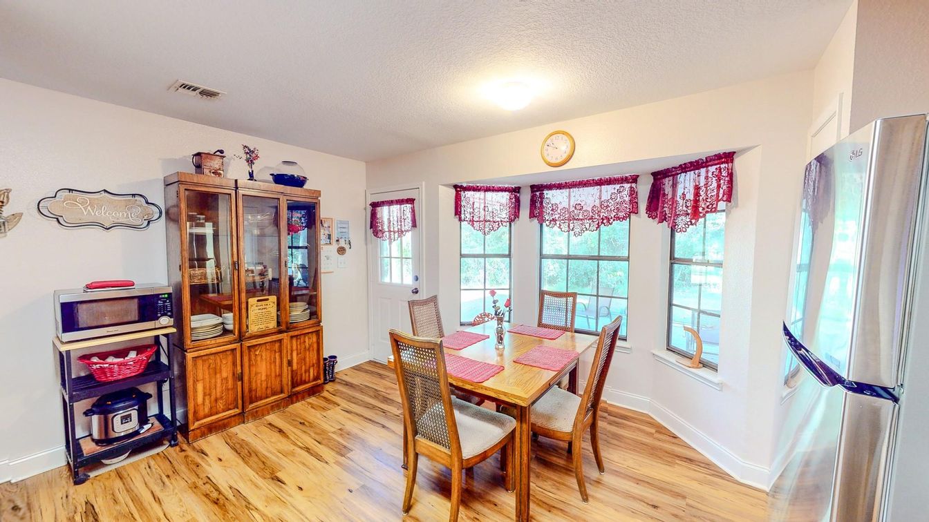 Dining room, Interior, Wood Texture Flooring