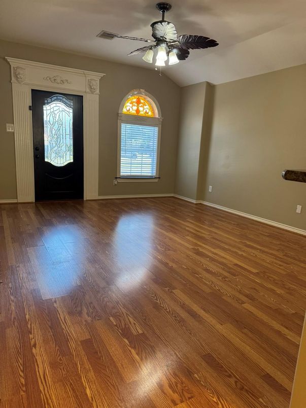 Empty room, Interior, Wood Texture Flooring