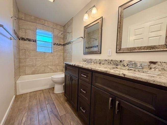 Bathroom, Interior, Wood Texture Flooring