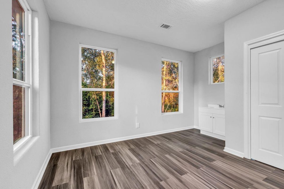 Empty room, Interior, Wood Texture Flooring