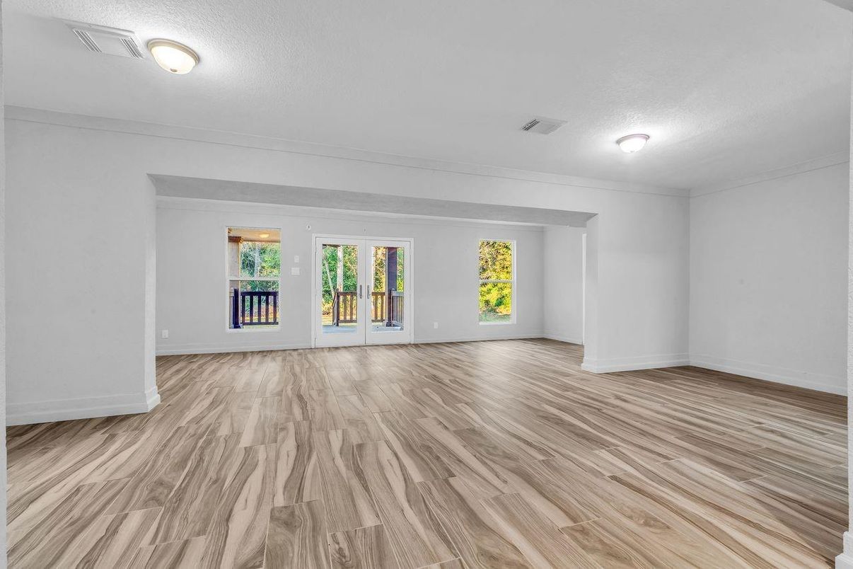 Empty room, Interior, Wood Texture Flooring