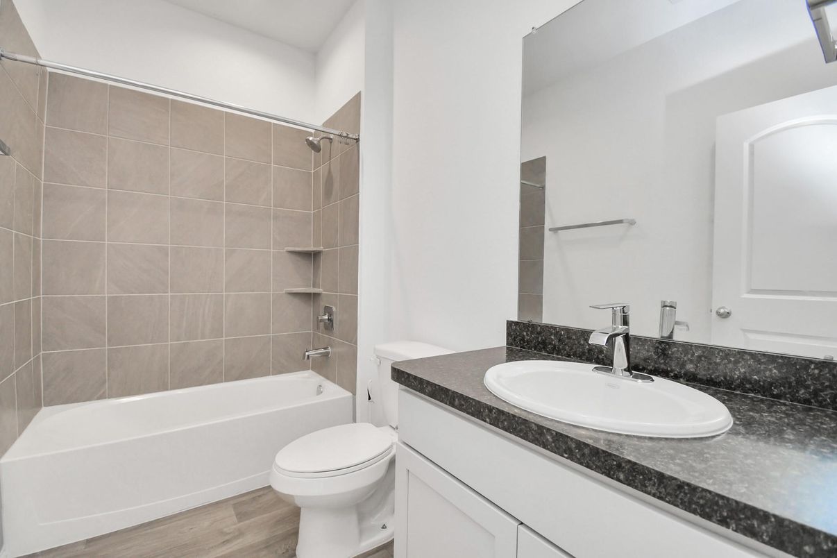 Bathroom, Interior, Wood Texture Flooring