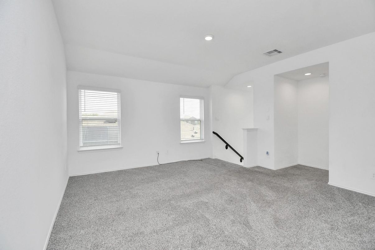 Empty room, Interior, Recessed Lighting