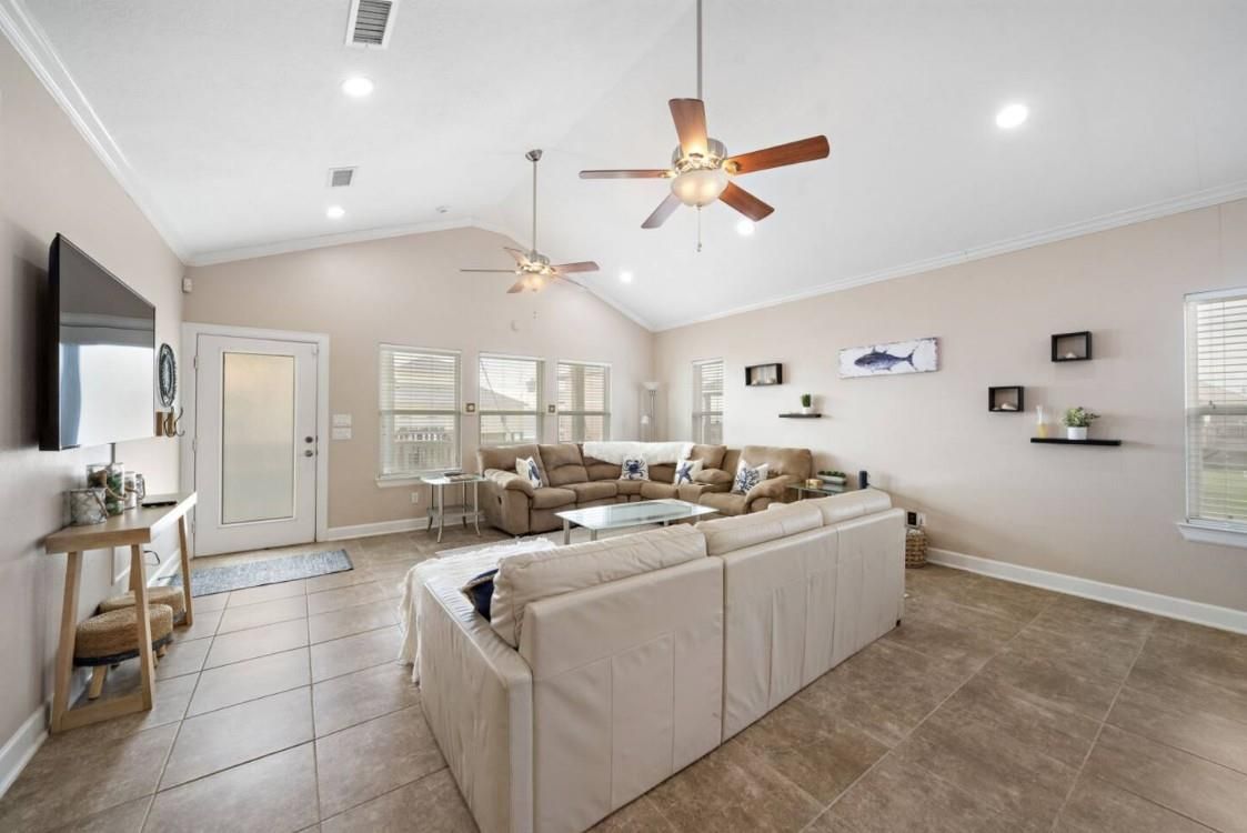 Interior, Living room, Recessed Lighting
