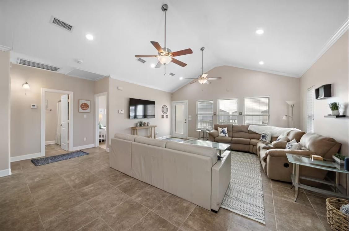 Interior, Living room, Recessed Lighting