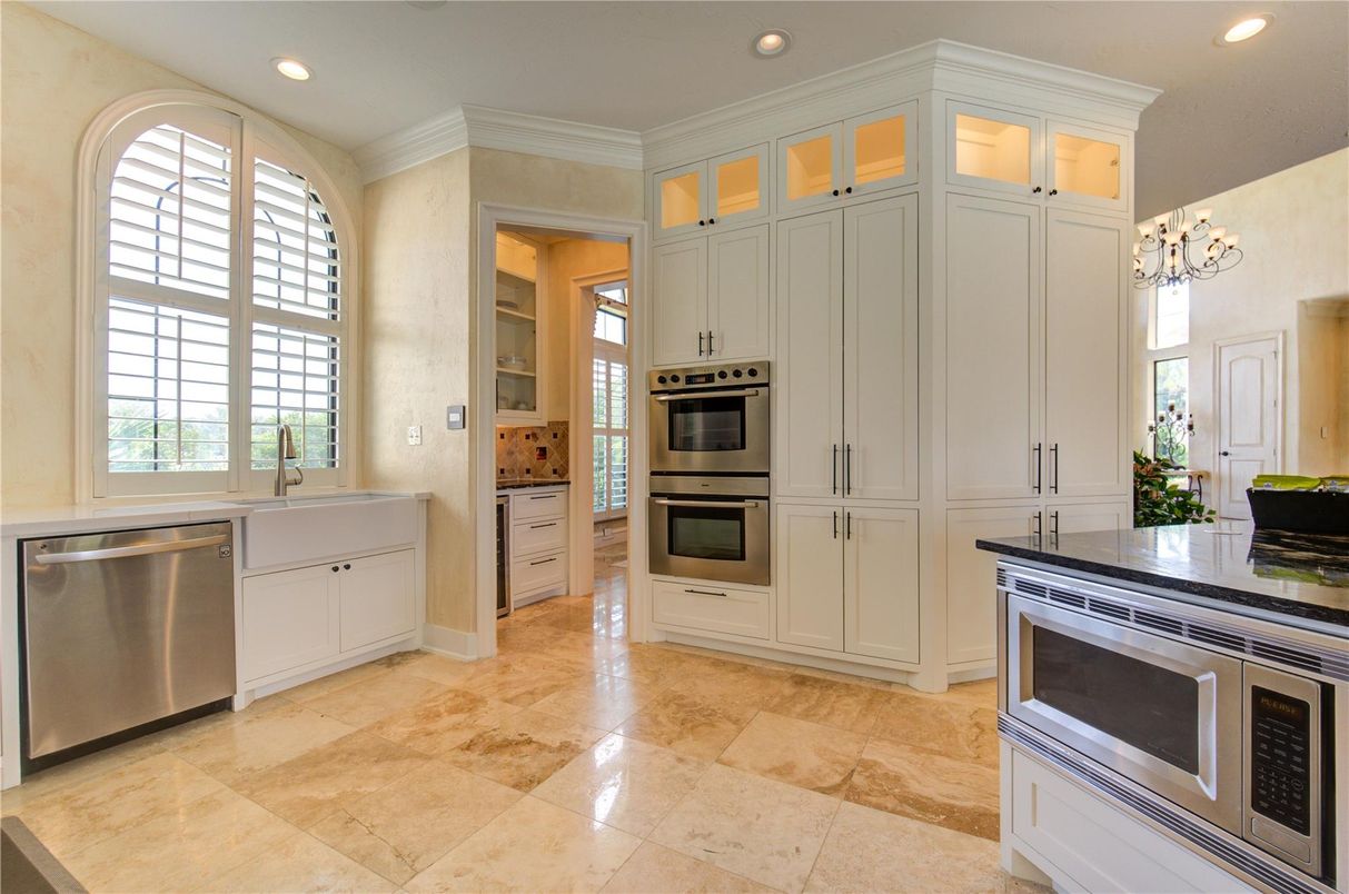 Interior, Kitchen, Recessed Lighting, Stainless Steel Appliances