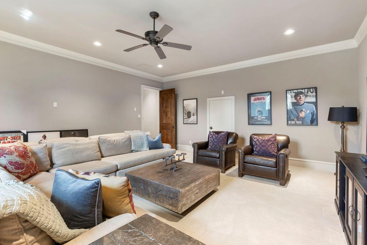 Interior, Living room, Recessed Lighting