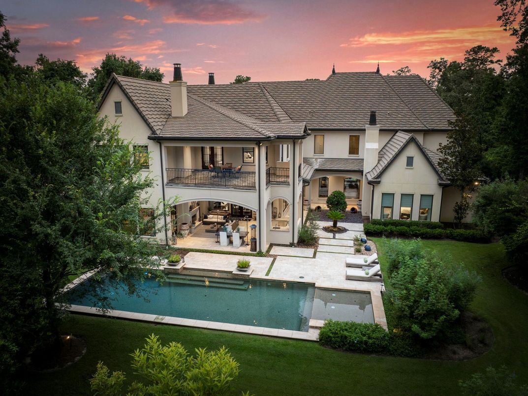 Backyard, Exterior, Facade, Pool, French Provincial