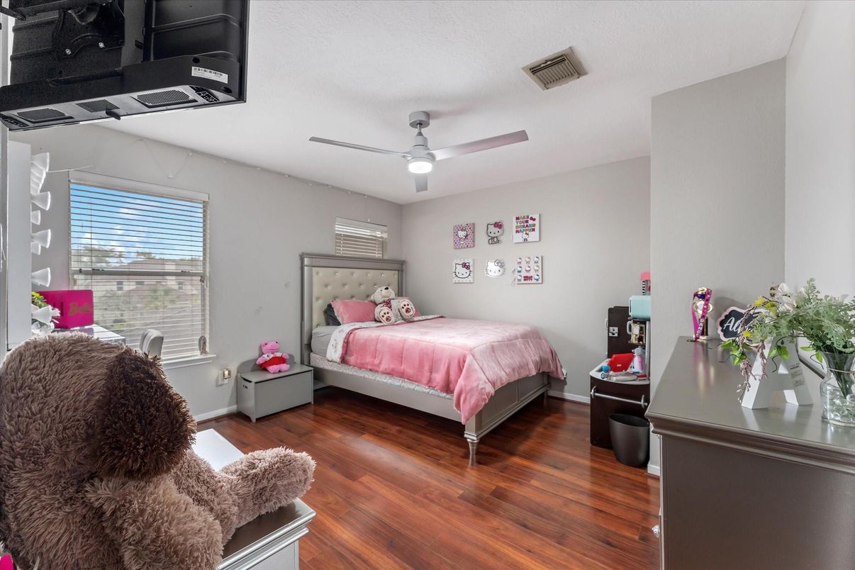 Bedroom, Interior, Wood Texture Flooring