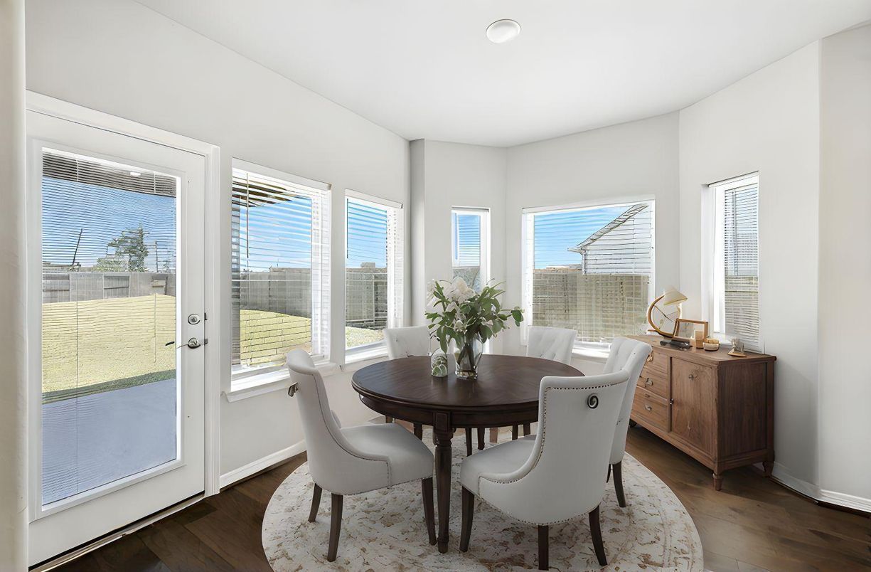 Dining room, Interior, Wood Texture Flooring