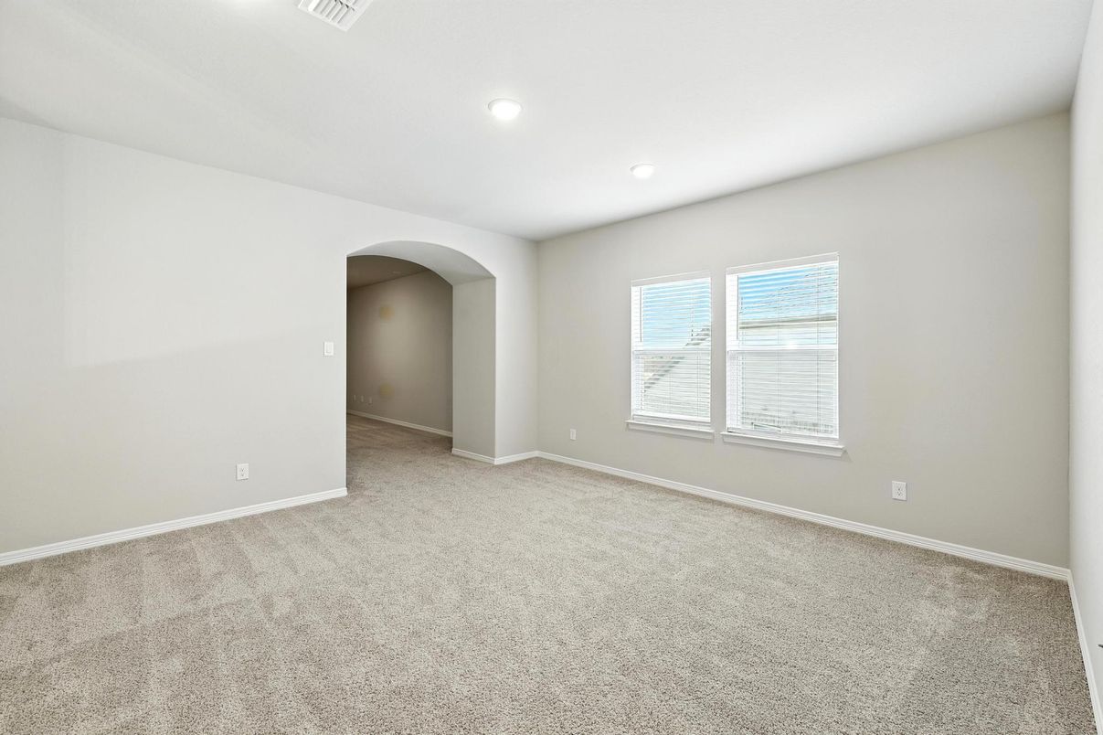 Empty room, Interior, Recessed Lighting