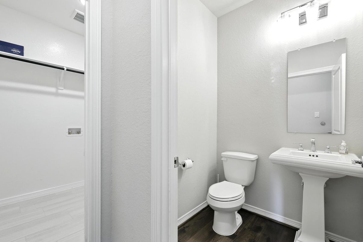 Bathroom, Interior, Wood Texture Flooring