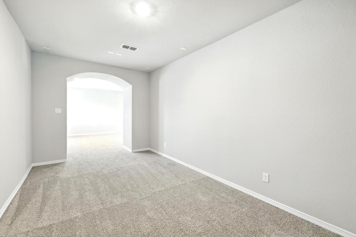 Empty room, Interior, Recessed Lighting