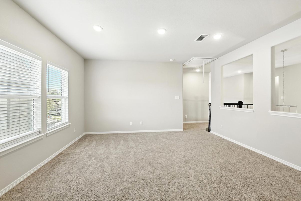 Empty room, Interior, Recessed Lighting