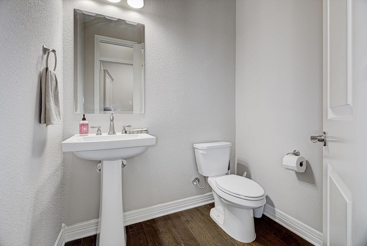 Bathroom, Interior, Wood Texture Flooring