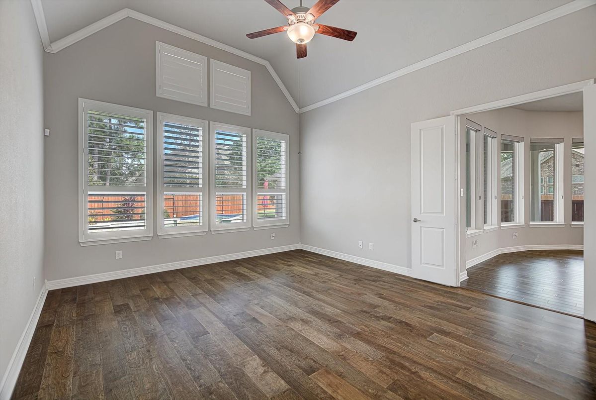 Empty room, Interior, Wood Texture Flooring