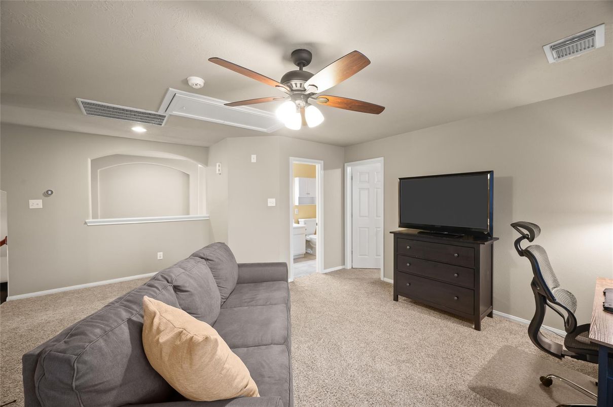 Home Office, Interior, Recessed Lighting