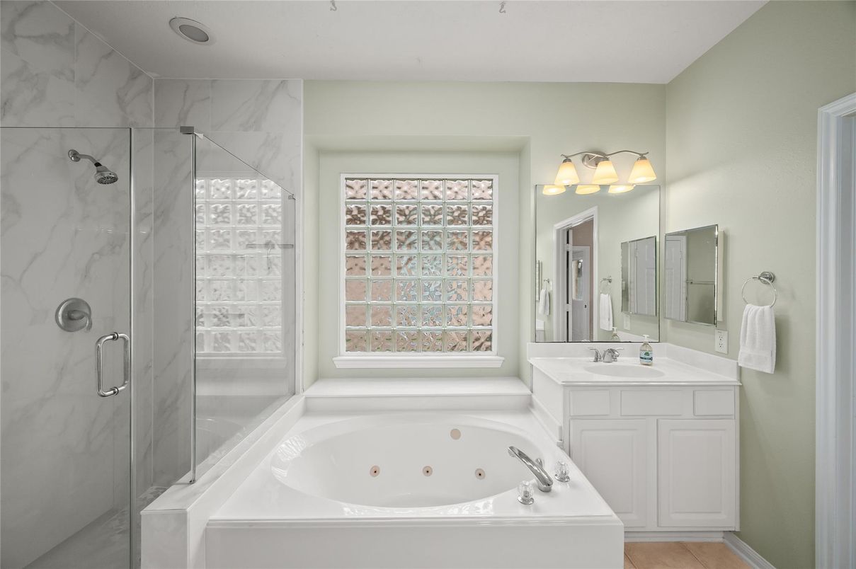 Bathroom, Glass Shower, Interior, Marble Walls