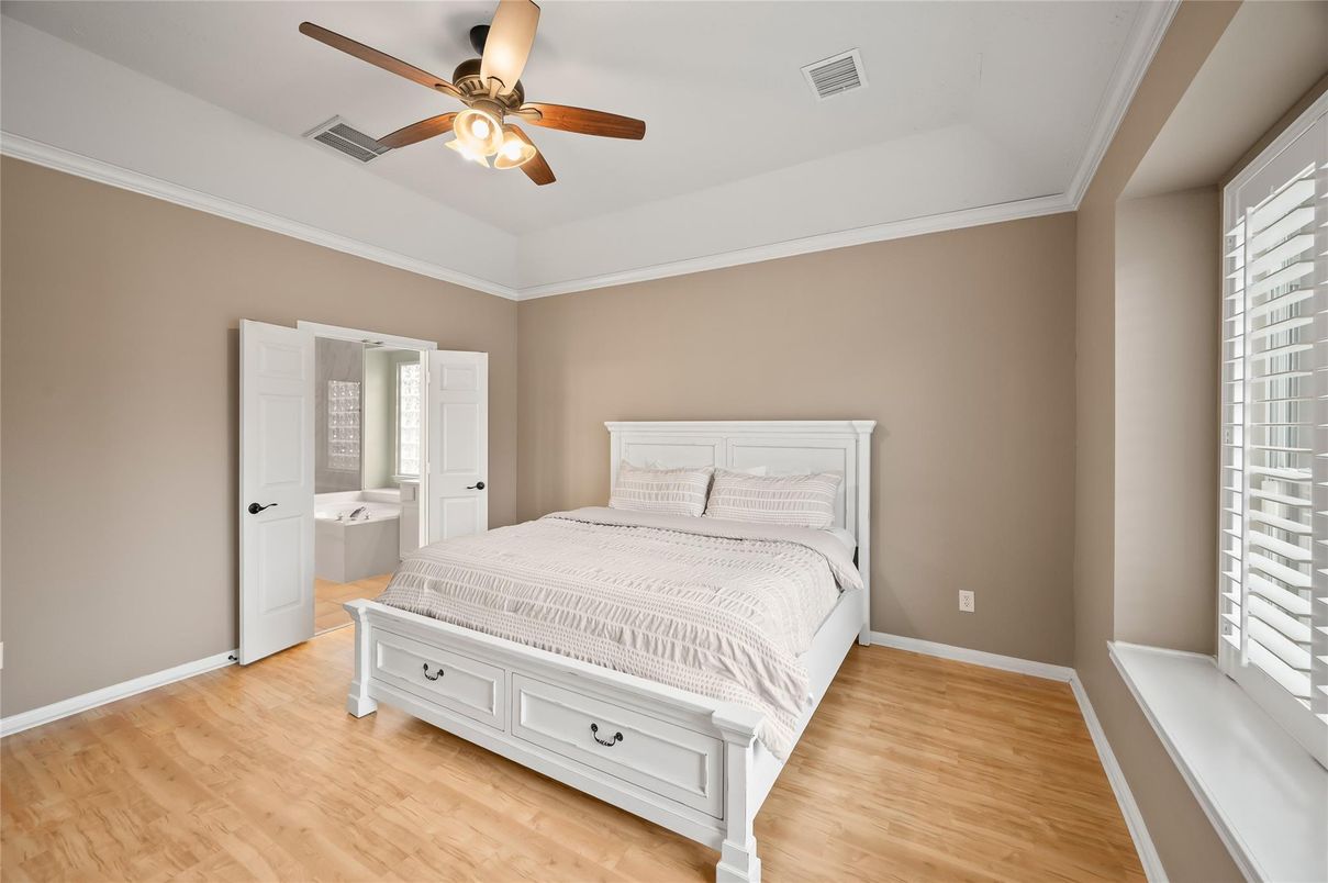 Bedroom, Interior, Wood Texture Flooring