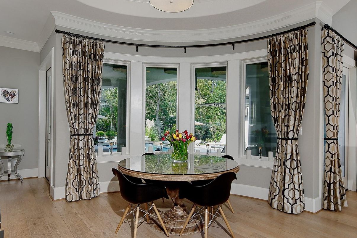 Dining room, Interior, Wood Texture Flooring