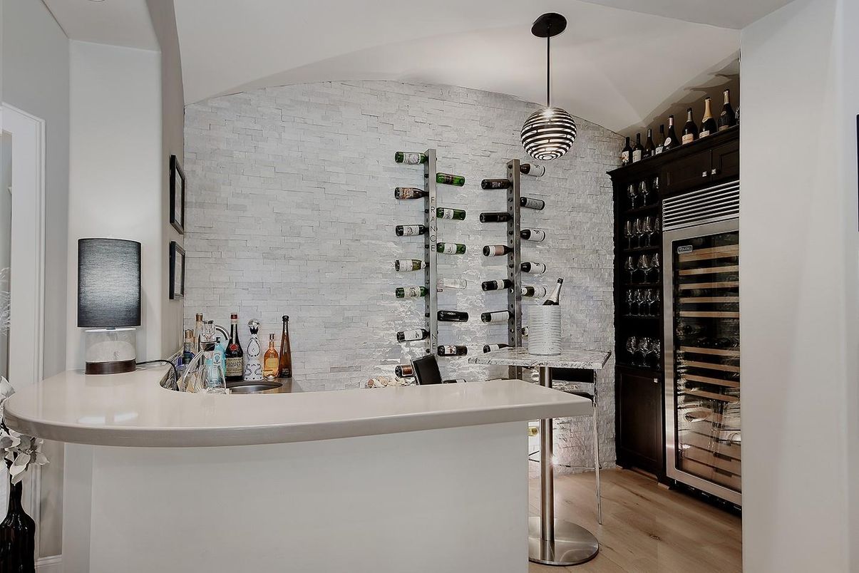 Interior, Stone Walls, Wine Storage, Wood Texture Flooring