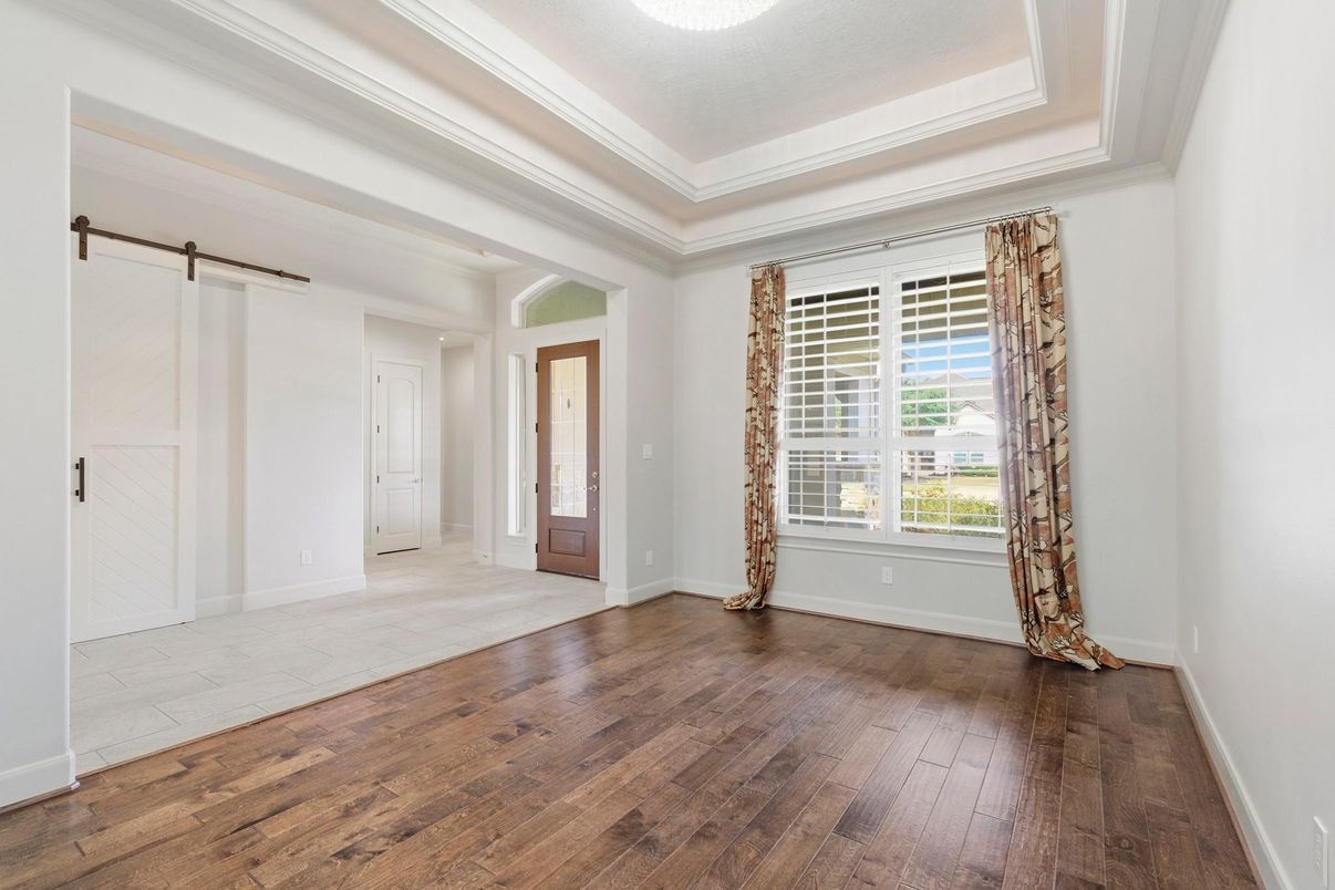 Empty room, Interior, Wood Texture Flooring