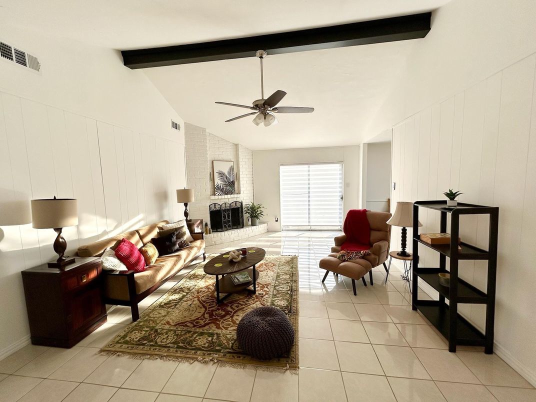 Fireplace, Interior, Living room, Wooden Beams