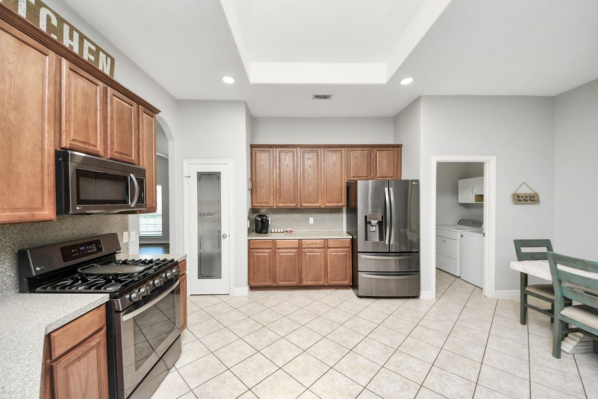Interior, Kitchen, Recessed Lighting, Stainless Steel Appliances