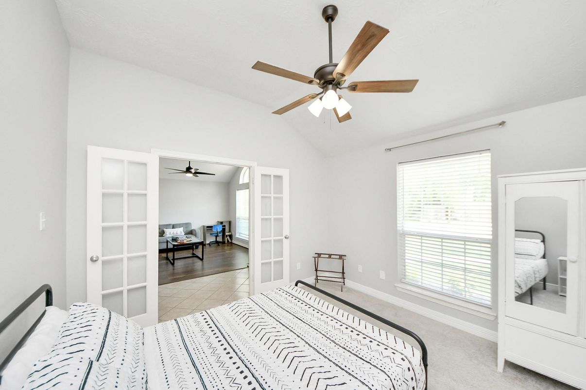 Bedroom, Interior, Wood Texture Flooring