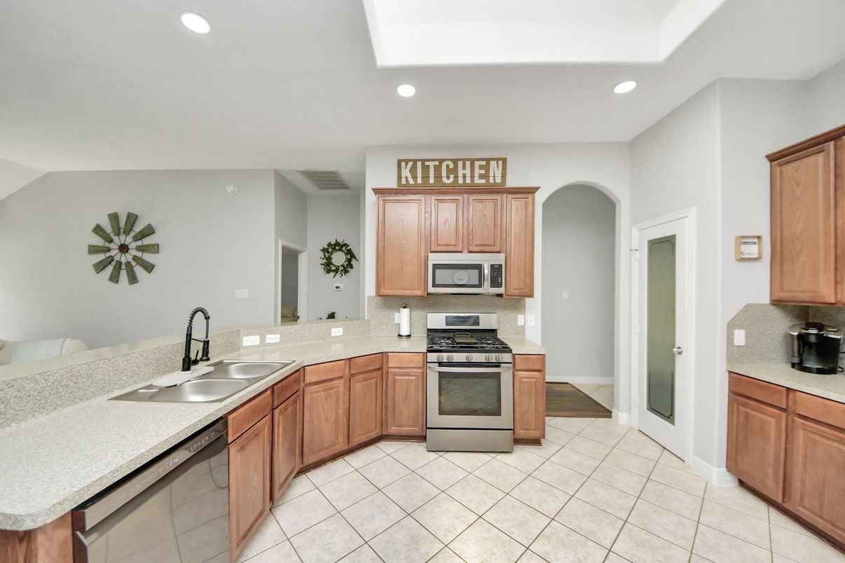 Interior, Kitchen, Recessed Lighting, Stainless Steel Appliances