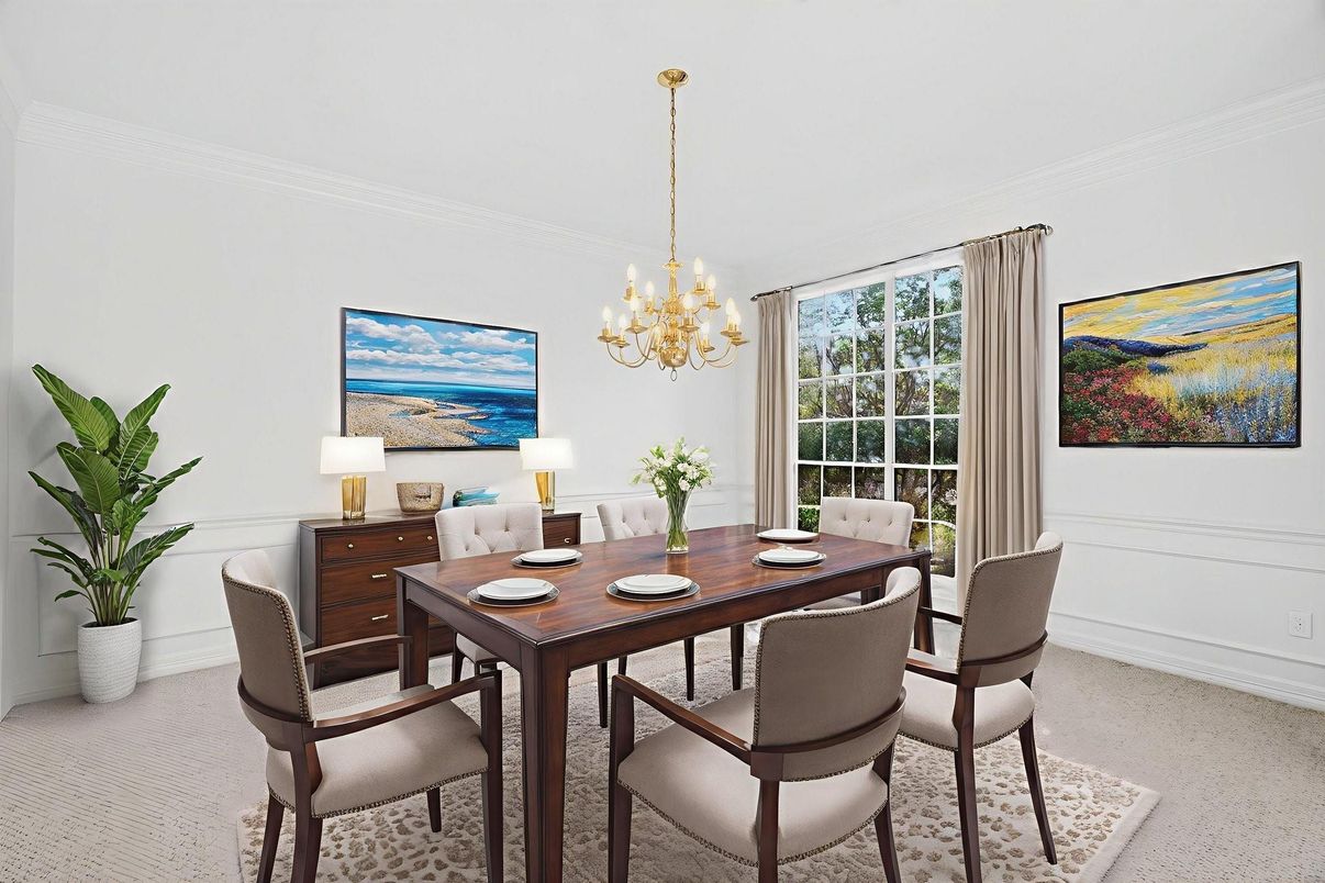 Chandelier, Dining room, Interior