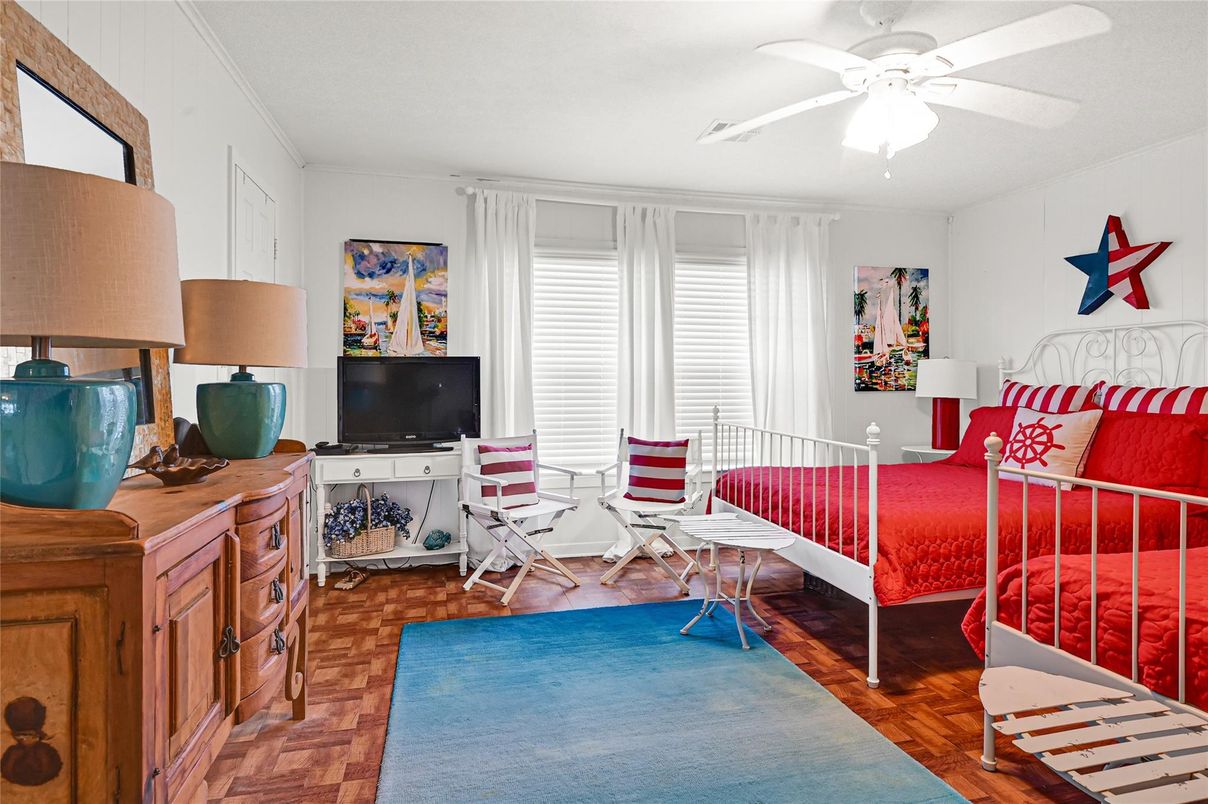 Bedroom, Interior, Wood Texture Flooring