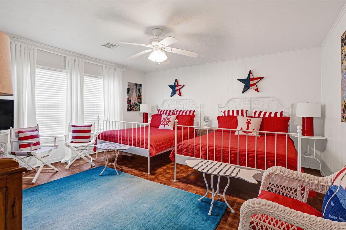 Bedroom, Interior, Wood Texture Flooring