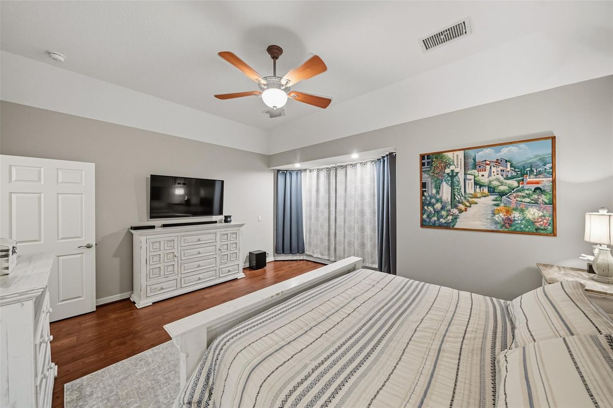 Bedroom, Interior, Wood Texture Flooring