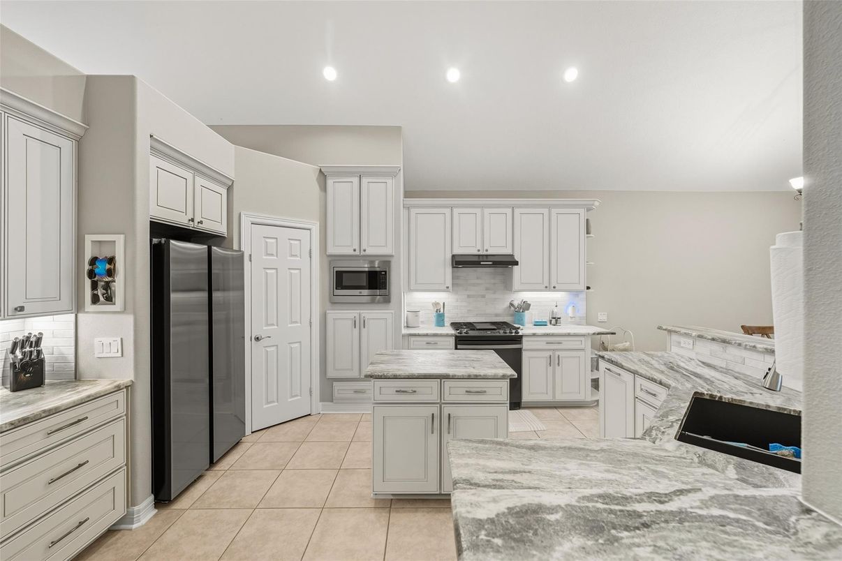 Interior, Kitchen, Recessed Lighting, Stainless Steel Appliances