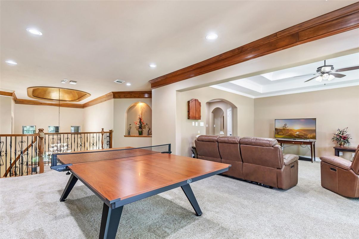 Game Room, Interior, Living room, Recessed Lighting