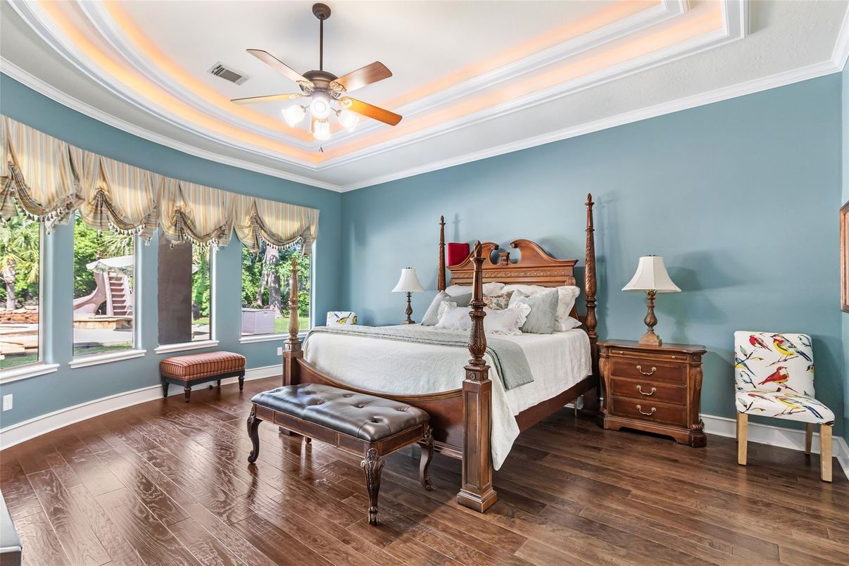 Bedroom, Interior, Wood Texture Flooring