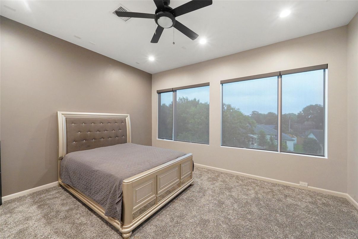 Bedroom, Interior, Recessed Lighting