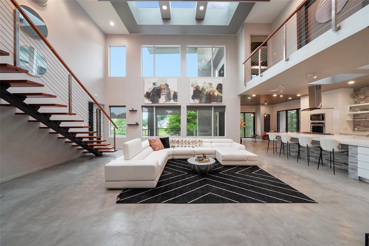 Interior, Kitchen, Living room, Recessed Lighting