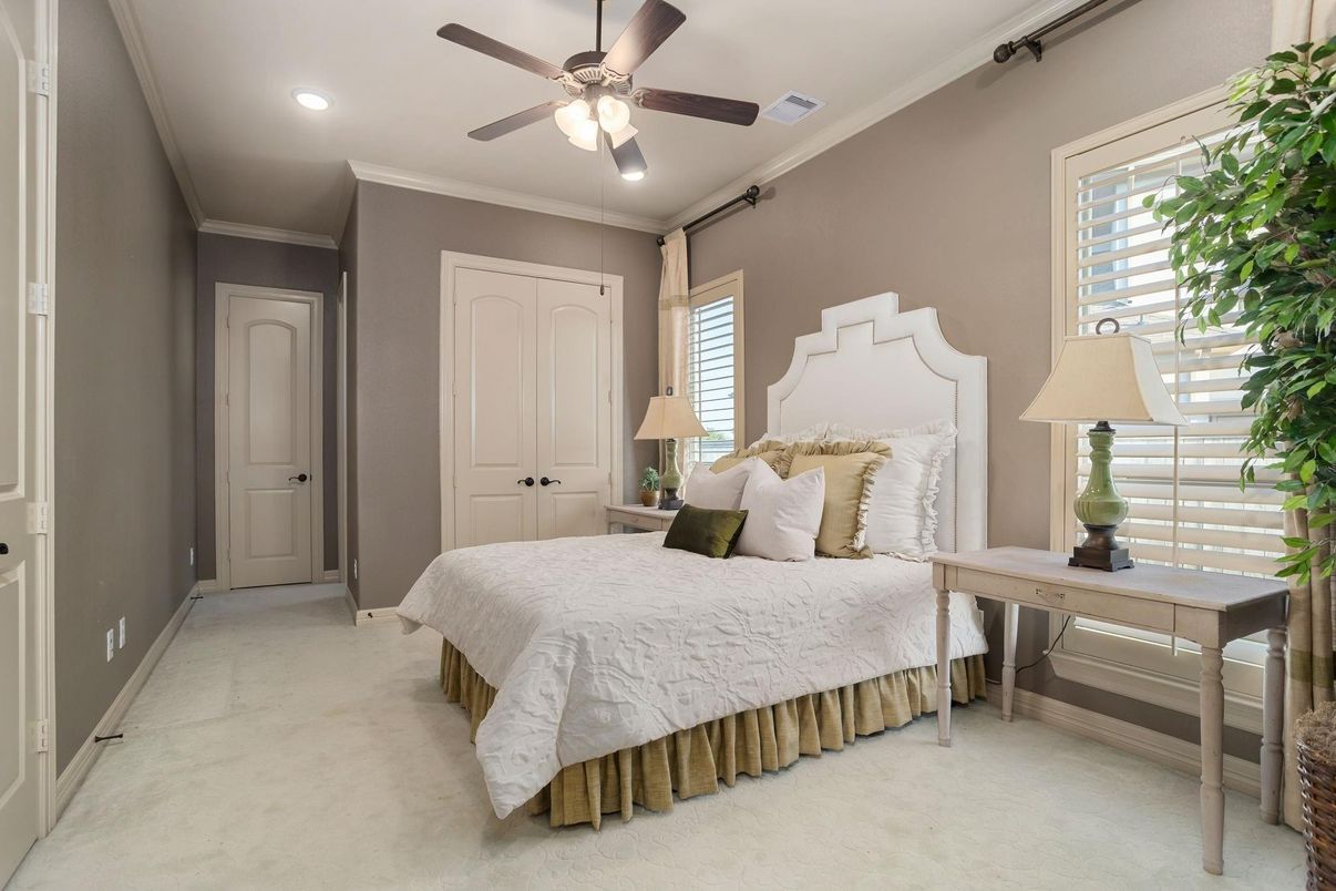 Bedroom, Interior, Recessed Lighting