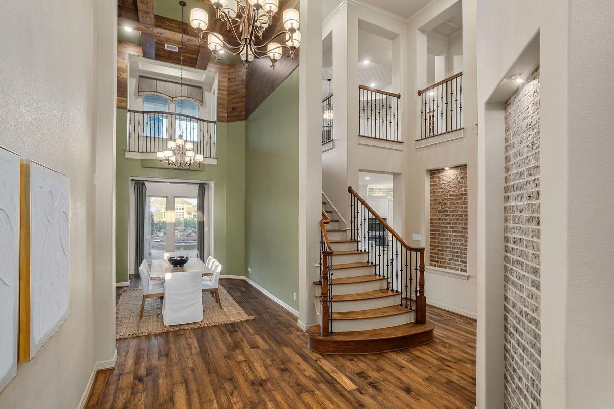 Chandelier, Interior, Recessed Lighting, Wood Texture Flooring