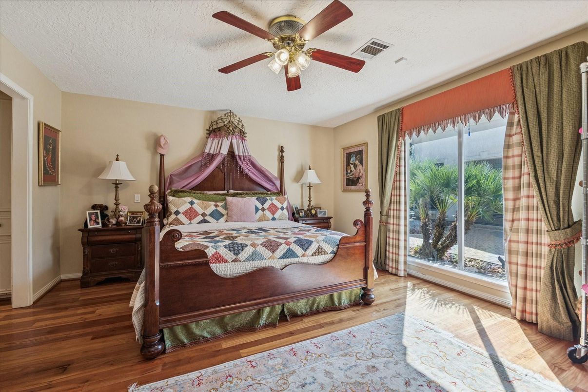 Bedroom, Interior, Wood Texture Flooring